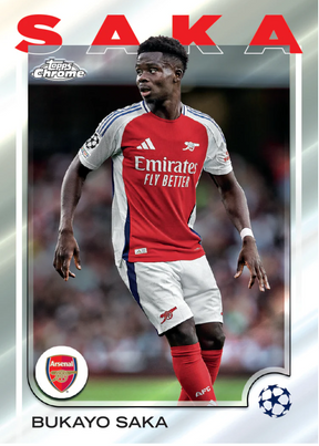 2024-25 Topps Chrome UEFA Club Competitions Soccer Jumbo, Pack