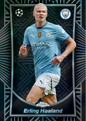 2024-25 Topps Chrome UEFA Club Competitions Soccer Jumbo, Pack