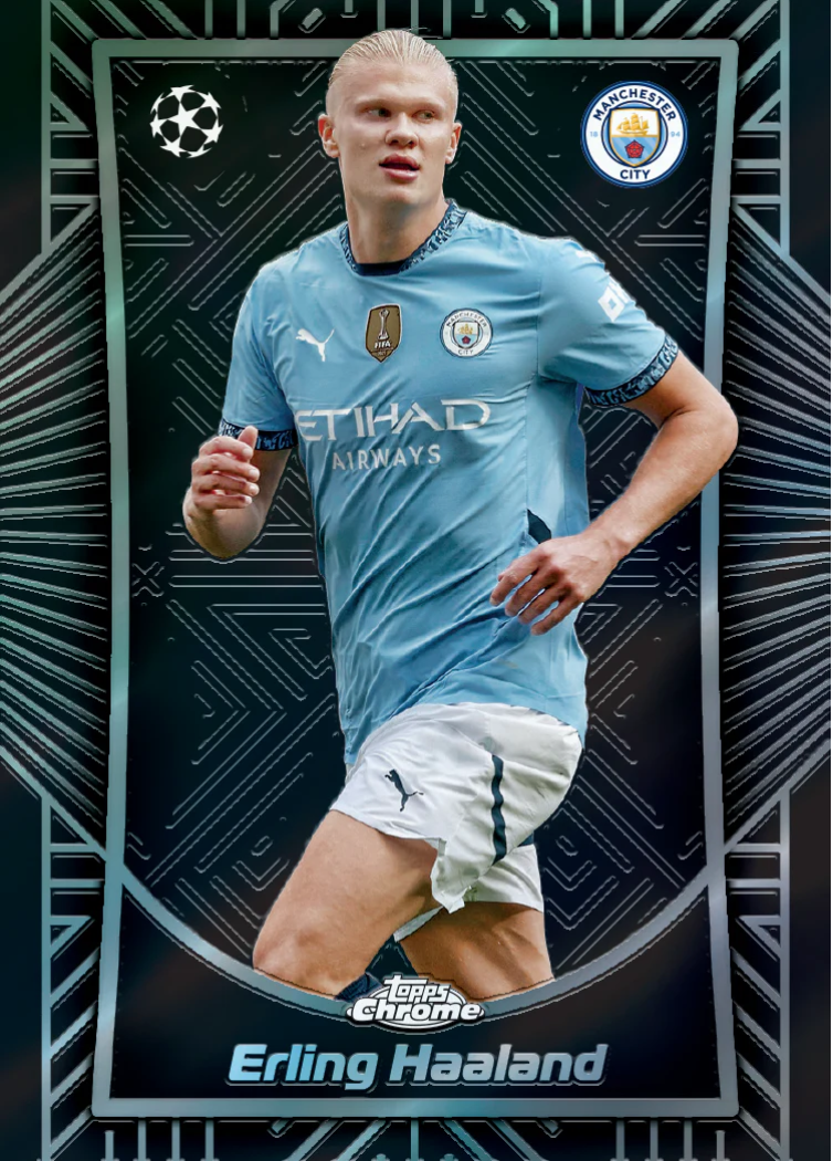 *LAST CASE* 2024-25 Topps Chrome UEFA Club Competitions Soccer Hobby, 12 Box Case