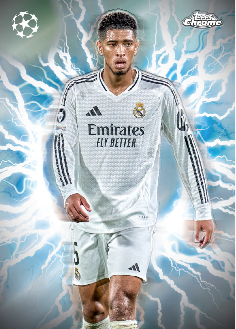 2024-25 Topps Chrome UEFA Club Competitions Soccer Jumbo, Pack
