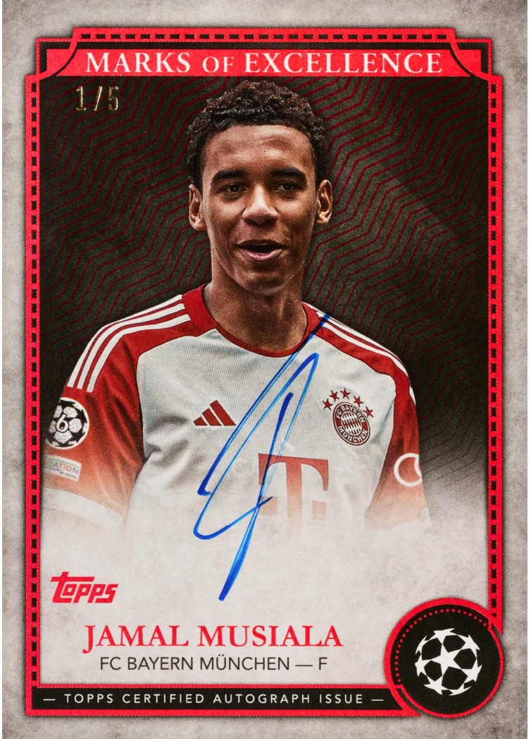 2024-25 Topps Chrome UEFA Club Competitions Soccer Jumbo, Pack
