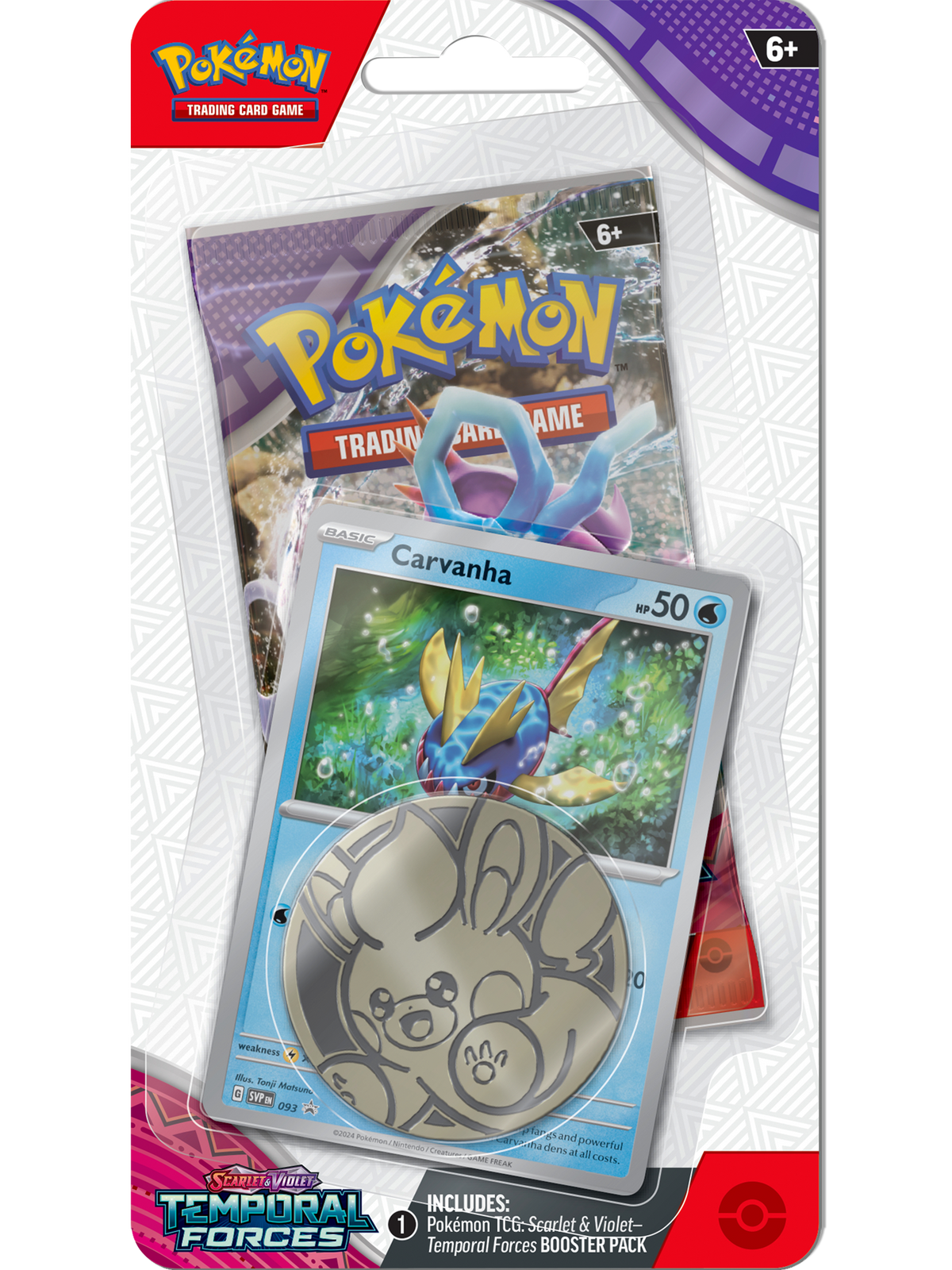 Pokemon Temporal Forces Checklane Blister Pack Set of 2