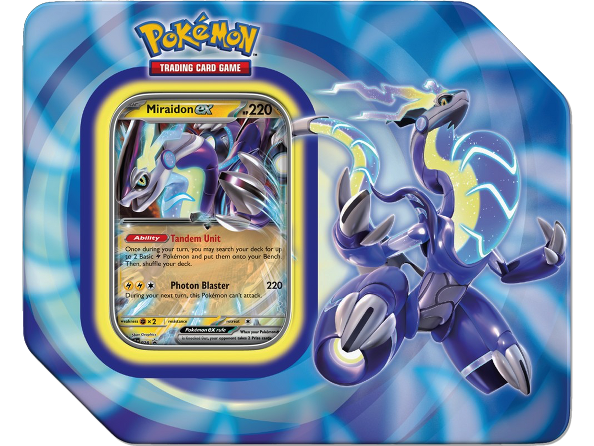 Pokemon Paldea Legends Tin (Miraidon EX)