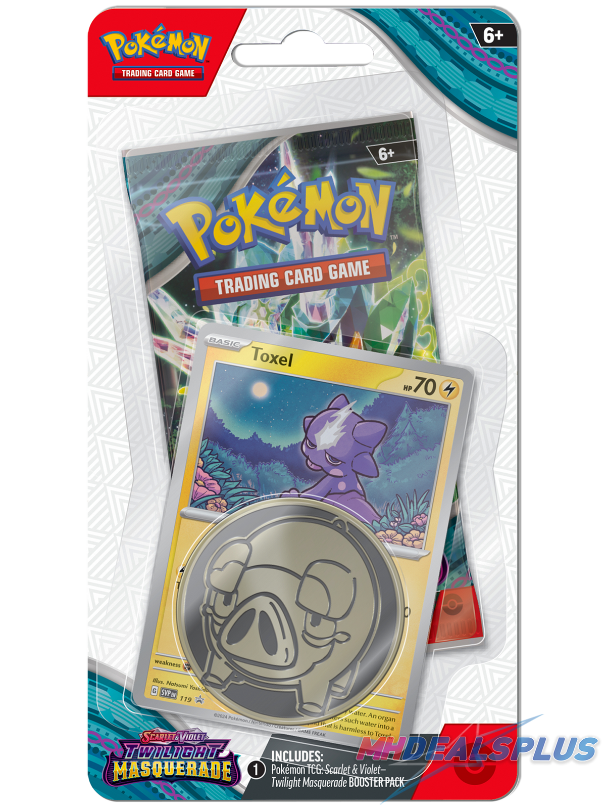 Pokemon Twilight Masquerade Checklane Blister Pack Set of 2