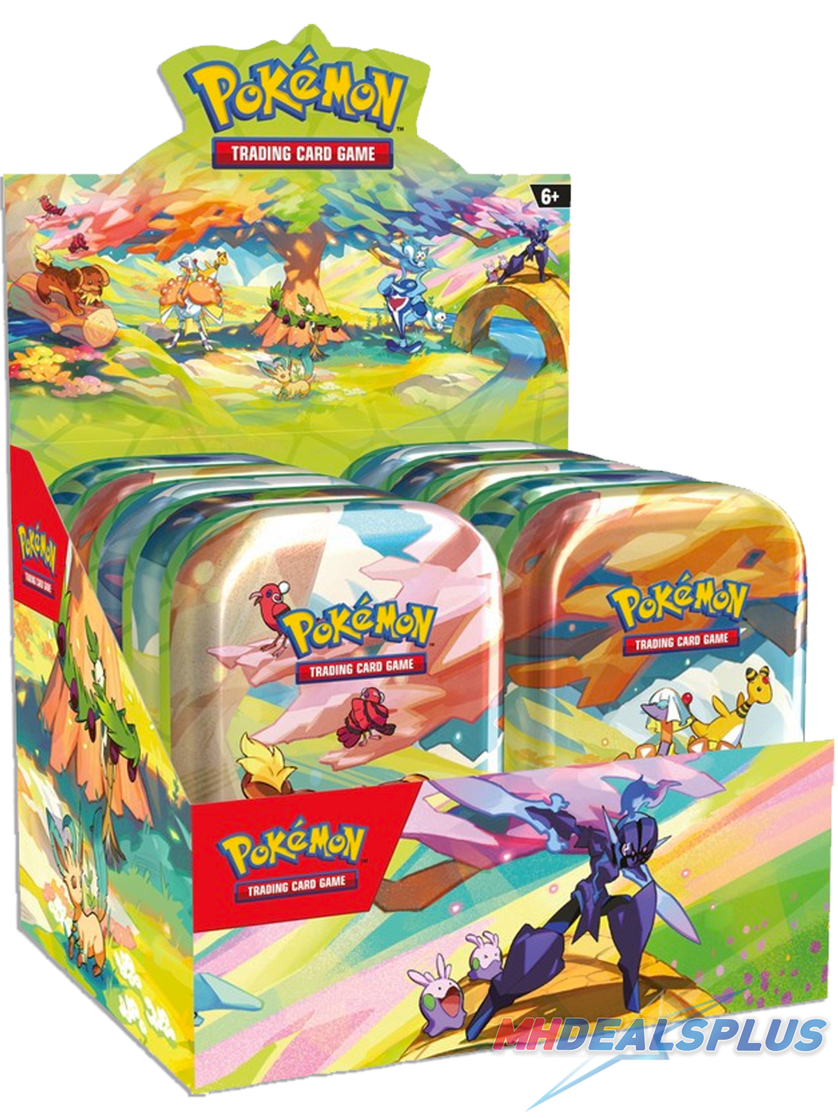 Pokemon Vibrant Paldea Mini Tins Display Case