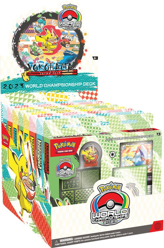 Pokemon World Championships Deck 2023 (Mew, Lugia, Kyogre, Gardevoir) Sealed Display Case