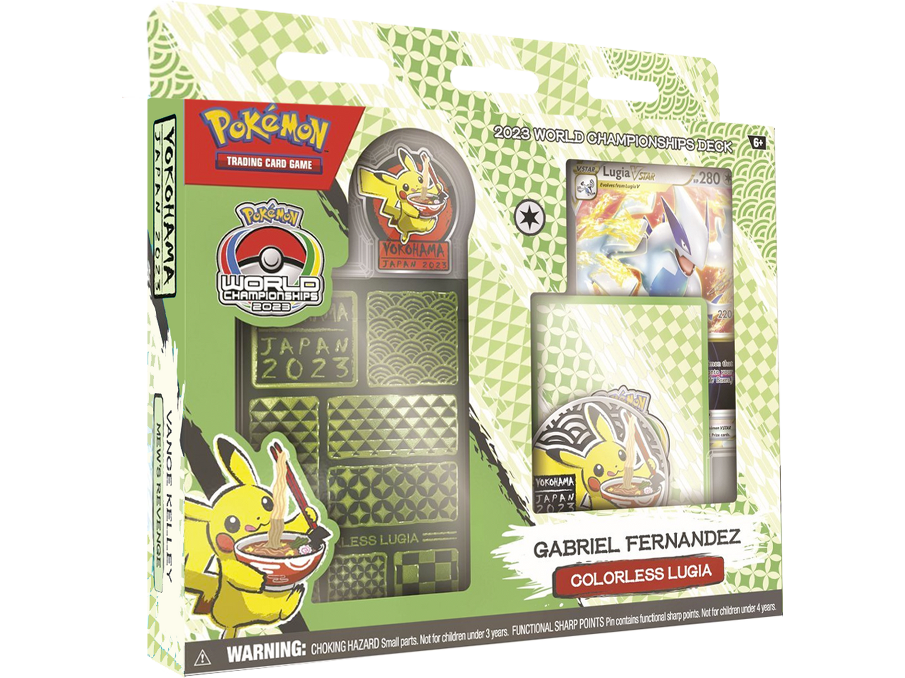 Pokemon World Championships Deck 2023 (Mew, Lugia, Kyogre, Gardevoir) Sealed Display Case