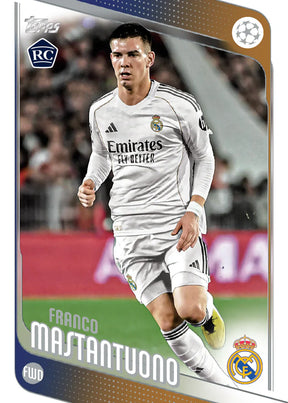 2025-26 Topps UEFA Club Competitions Soccer, Spring Tin (Random)