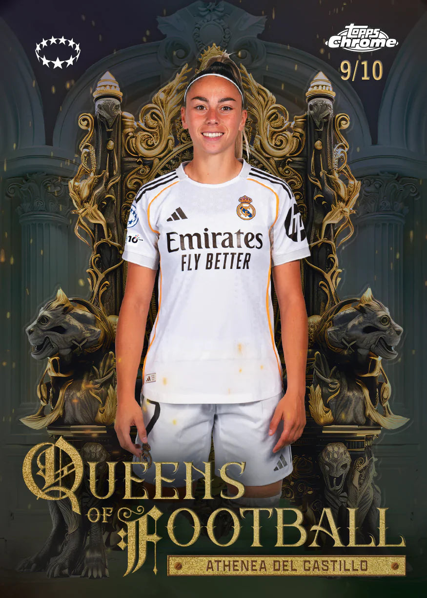 2025-26 Topps UEFA Women's Champions League Chrome Soccer Hobby, Box