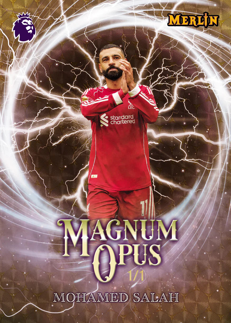 *LAST CASE* 2026 Topps Merlin Premier League Soccer Hobby, 12 Box Case