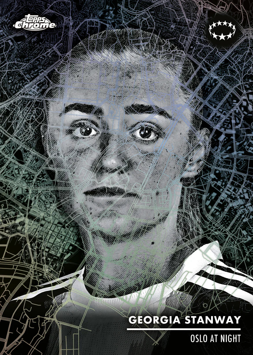 2025-26 Topps UEFA Women's Champions League Chrome Soccer Hobby, Pack