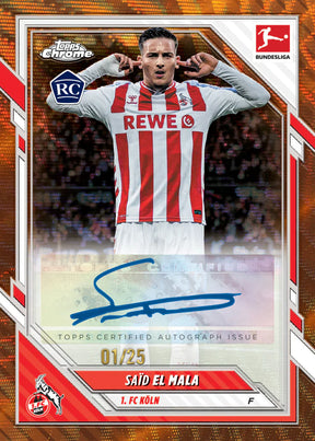 2025-26 Topps Chrome Bundesliga Soccer Hobby, Box