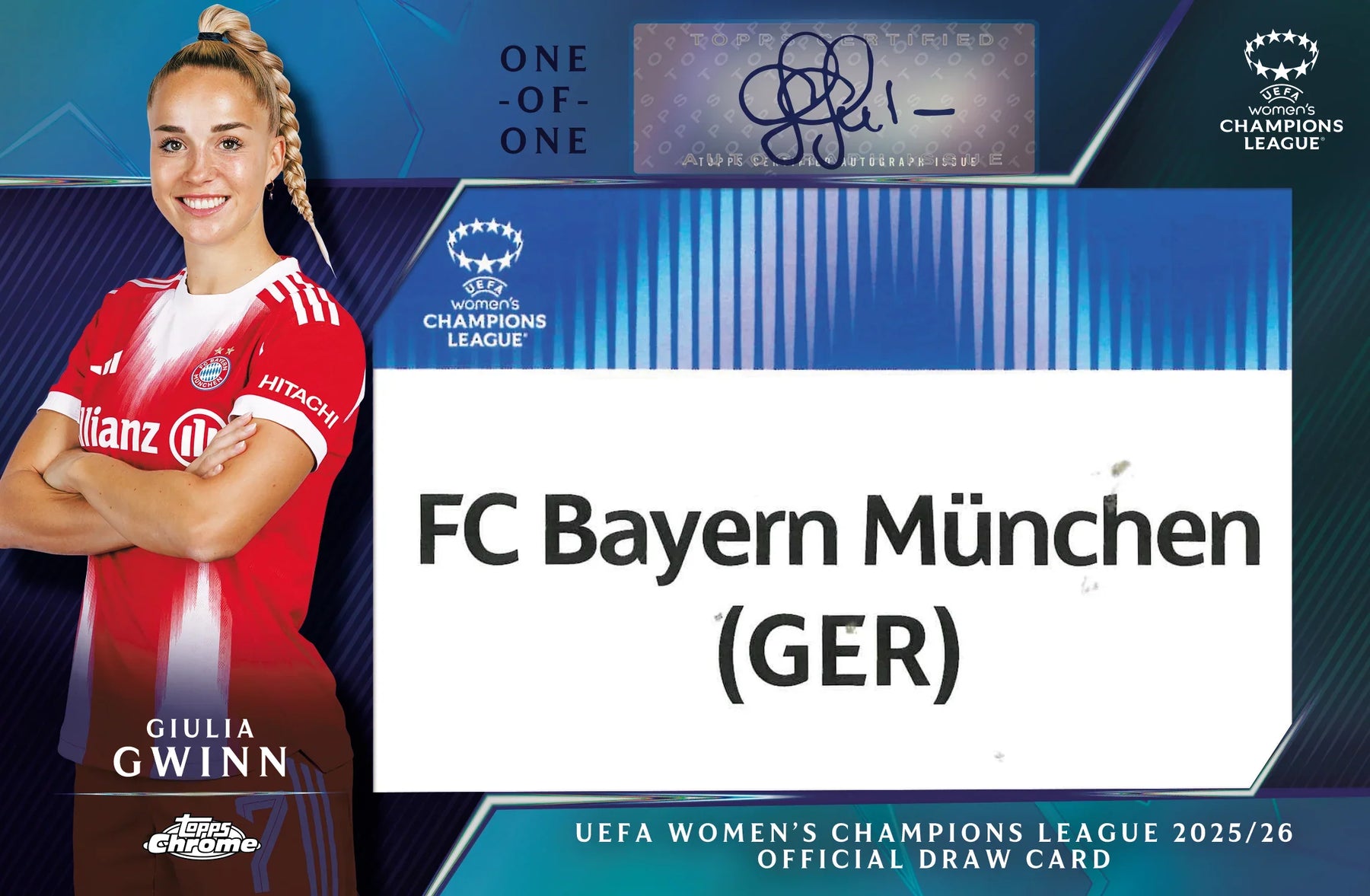 2025-26 Topps UEFA Women's Champions League Chrome Soccer Hobby, Pack