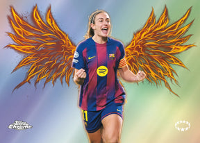 2025-26 Topps UEFA Women's Champions League Chrome Soccer Hobby, 12 Box Case