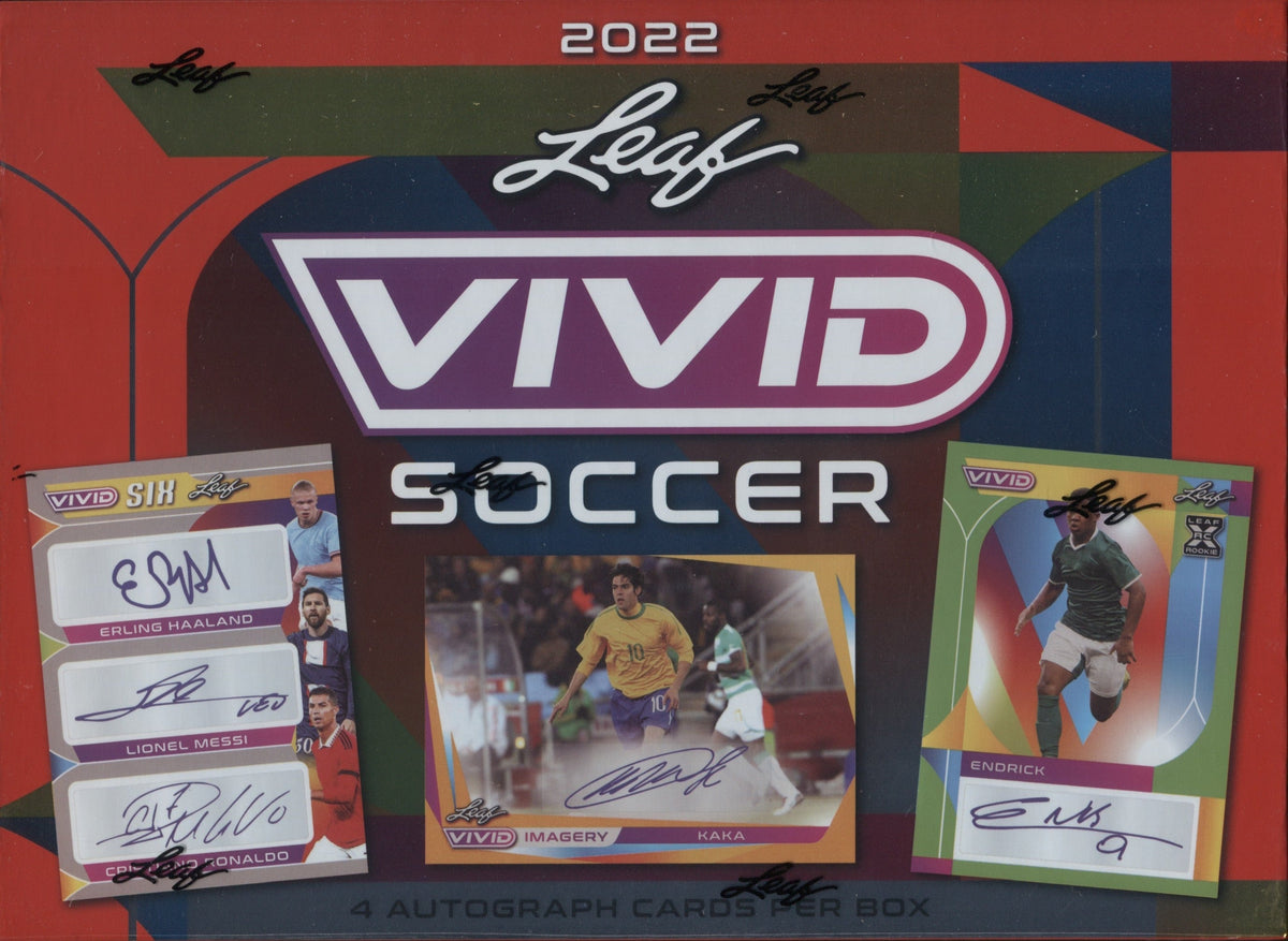 * Last Box * 2022 Leaf Vivid Soccer Hobby, Box