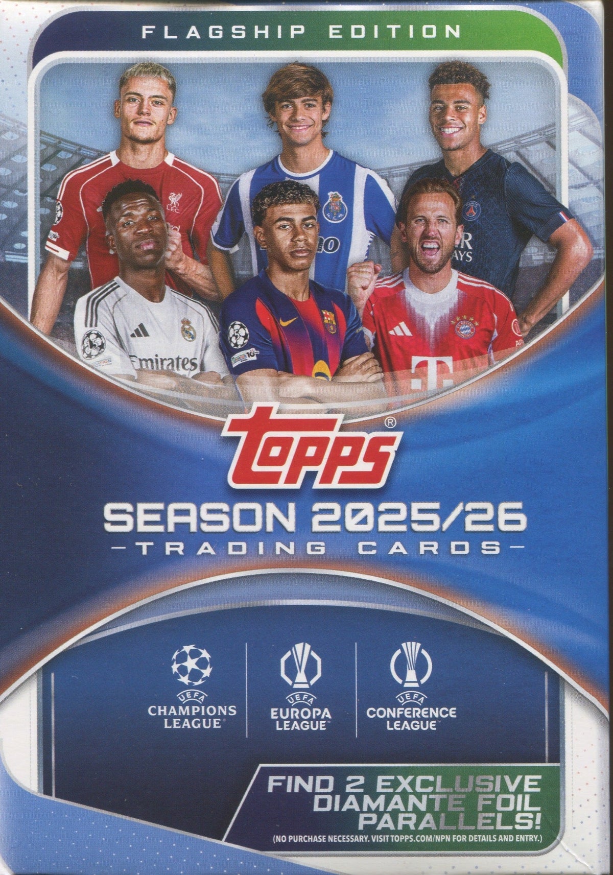 2025-26 Topps UEFA Club Competitions Soccer Hanger, Box